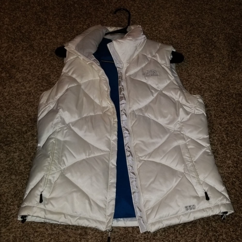 Womens north face puffy vest